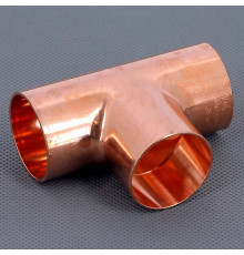 Тройник медный Viega под пайку 35 мм 104184