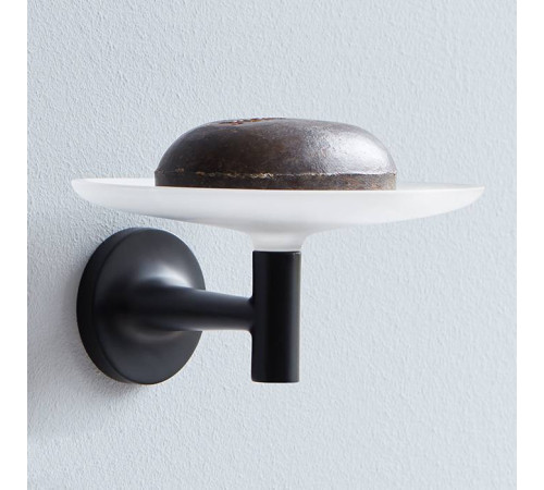 Мыльница подвесная Duravit Starck T черный матовый 0099334600