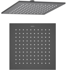 Верхний душ Aquanet AQ2076MB квадратный 250х250х7 мм матовый черный AQ2076MB