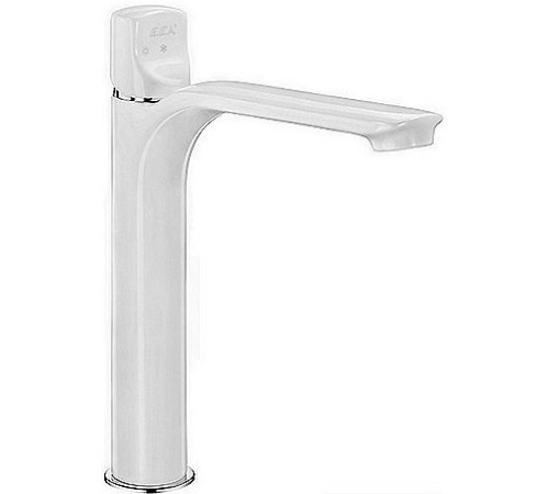 Смеситель для раковины Bravat MYRA 230 без донного клапана белый хром 104108984EX