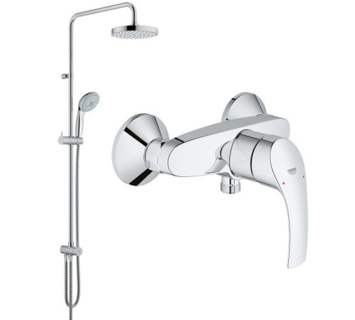 Набор смесителей 2 в 1 GROHE Eurosmart смеситель для ванны и душевая система 124410