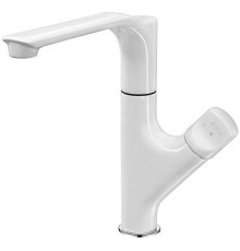 Смеситель для кухни Bravat MYRA белый хром 104118063EX