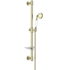 Душевой гарнитур Aquanet Классик 1jet 65 см полированное золото AQ2020PG