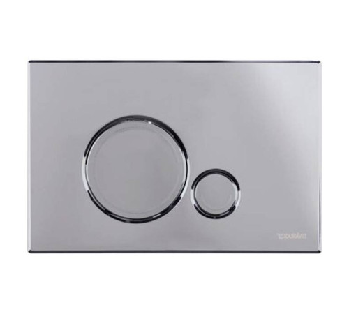 Клавиша смыва Duravit DuraSystem Beta 120 пластик хром глянцевый WD5010021000/WF5120021010