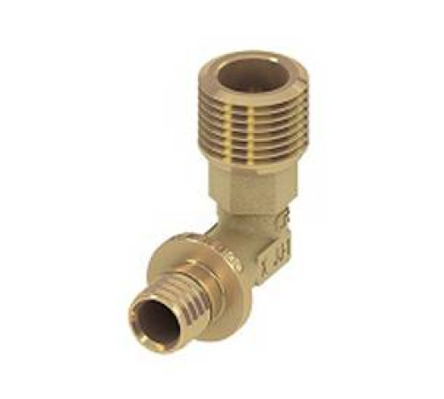 Уголок соединительный с ниппелем TECE TECEspring AX 20 x 1/2 латунь 767520S