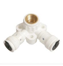 Водорозетка пресс угловая Henco Vision 16x1/2 ВР 40 мм с заглушкой 3SK-160416BP