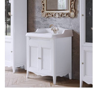 Комплект мебели для ванной Tiffany World Veronica Nuovo 73 см напольный белый VER2073-B/AR834bi