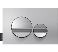Панель смыва Jacob Delafon круглый дизайн матовый хром/глянцевый хром E20859-CP-MTC