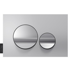 Панель смыва Jacob Delafon круглый дизайн матовый хром/глянцевый хром E20859-CP-MTC