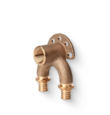 Угольник настенный проточный Rehau RAUTITAN RX+ 16/16-Rp 1/2 короткий 14564181001