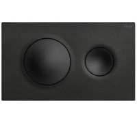 Панель смыва для унитаза Viega Prevista Visign for Style 20 пластик матовый черный 796389