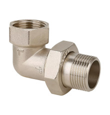 Разъемное соединение Gappo G2224 латунное угловое никелированное ВР/НР 3/4 G2224