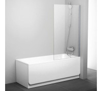 Шторка для ванны RAVAK Pivot PVS1-80 белая транспарент 79840100Z1