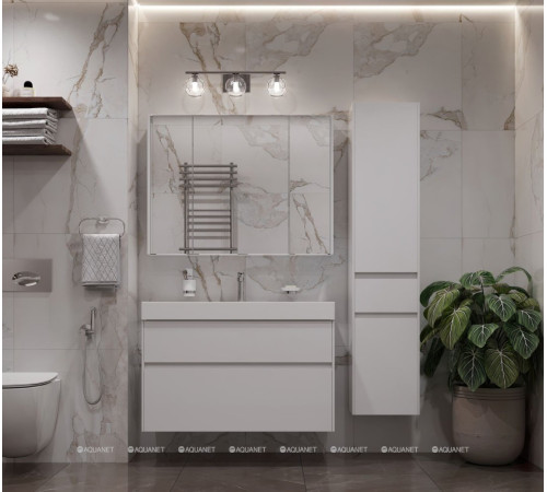 Зеркало Aquanet Латина 100 белый 00179636