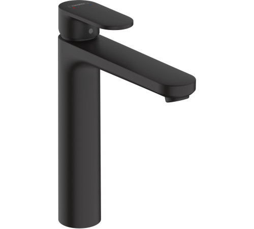 Смеситель для раковины Hansgrohe Vernis Blend 190 без донного клапана матовый черный 71582670