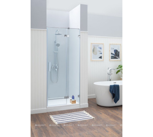 Душевая дверь в нишу Aquanet Beta NWD6221 900х2000 мм левая прозрачное стекло хром 00185945