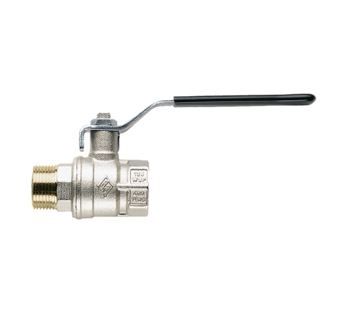 Кран шаровой Rubinetterie Bresciane UNI-SFER 1 вн-нар стальная рукоятка 1511060000