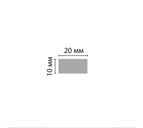 Молдинг DECOMASTER D047-70 20х10х2900 мм D047-70