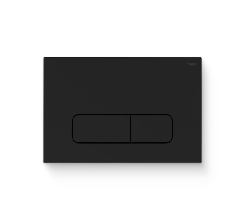 Кнопка смыва REHAU NOVA ELLIPSE 001 пластик черный матовый 521894