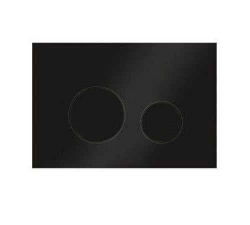 Клавиша смыва Elsen E11 220х150 мм черный матовый E11blackmatt