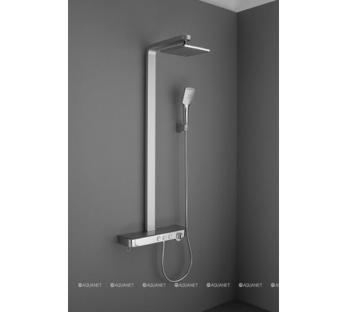 Душевая колонна Aquanet SF2060CS-S со смесителем и полкой хром SF2060CS-S