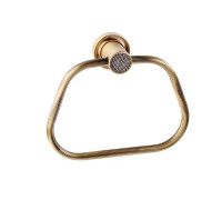 Полотенцедержатель кольцо Boheme Royal Cristal бронза 10925-BR-B