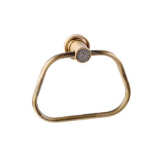 Полотенцедержатель кольцо Boheme Royal Cristal бронза 10925-BR-B