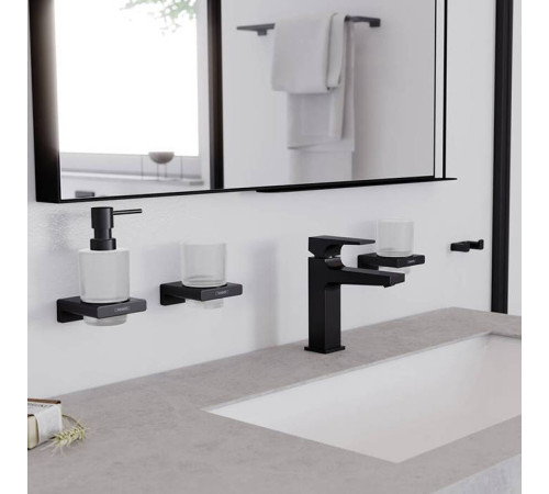 Диспенсер для жидкого мыла Hansgrohe AddStoris черный матовый 41745670