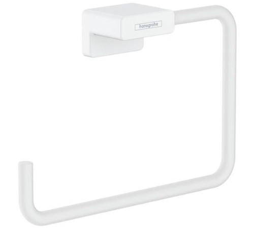 Кольцевой полотенцедержатель Hansgrohe AddStoris матовый белый 41754700
