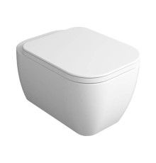 Унитаз подвесной Simas Henges безободковый 38х55 см белый HE18bi