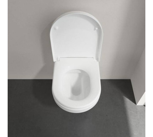 Комплект унитаз подвесной Villeroy & Boch Architectura DirectFlush CeramicPlus с сиденьем микролифт 4694HRR1