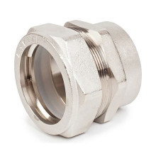 Переходник для гофрированных труб Lavita 40 мм х 1 1/2 ВР никелированный V/S40*11/2(F)HPНИКЕЛЬ