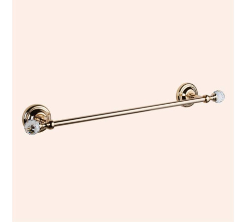 Полотенцедержатель подвесной TW Crystal 113 49 см золото с кристаллом Swarovski TWCR113oro-sw