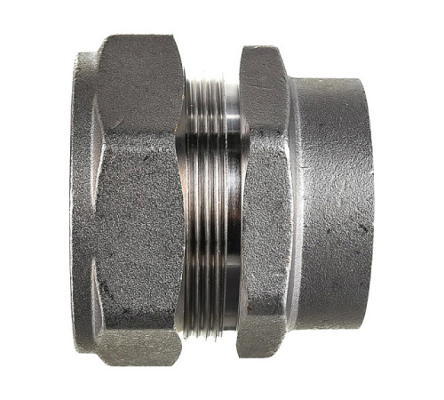 Переходник для гофрированных труб Lavita 40 мм х 1 1/2 ВР никелированный V/S40*11/2(F)HPНИКЕЛЬ