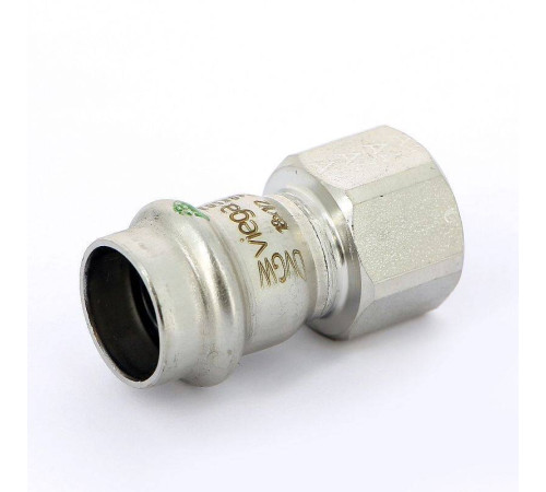 Муфта переходная пресс-В Viega Sanpress Inox нержавеющая сталь 18x1/2 436599