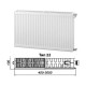 Радиатор стальной Kermi Profil-K FK0 22 500x400 мм боковое подключение FK0220500401N2