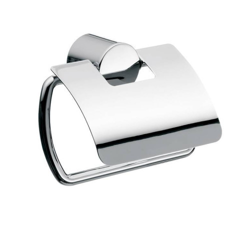 Держатель туалетной бумаги с крышкой подвесной emco Rondo 2 хром 4500 001 00