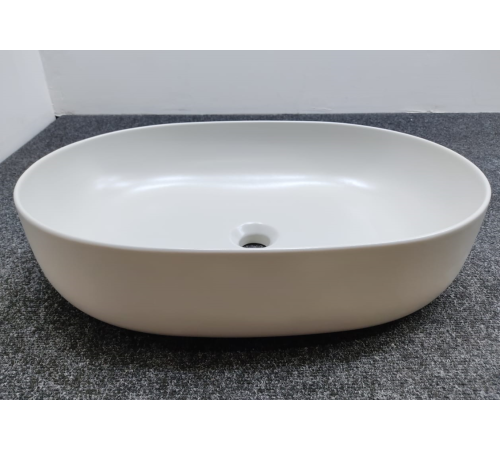 Раковина накладная Kerasan Nolita 60х40 см без отв. светло-серый 534359