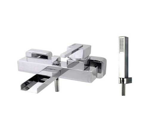 Смеситель для ванны Fiore Kyro каскадный с душевым гарнитуром хром 71CR7755