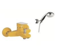 Смеситель для ванны Fiore Kevon Chic встраиваемый желтый/хром 81YX6517