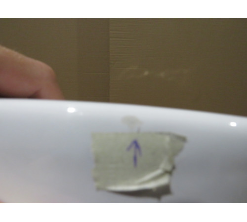 УЦЕНКА Биде напольное GSI Kube X 550х360 мм белое глянцевое 9462111_УЦ/5