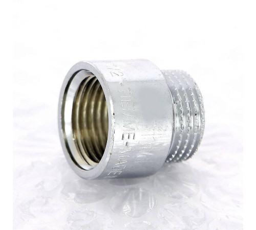 Удлинитель хромированный Tiemme 1/2 x 15 мм НВ 1500069