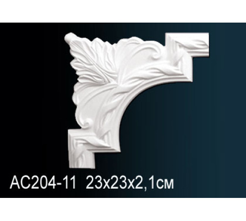 Угловой элемент для молдинга Perfect AC204-11 полиуретан AC204-11