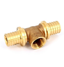 Тройник надвижной REHAU RAUTITAN RX 40хRp 1х40 мм бронза 1456300