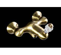Смеситель для душа Boheme Crystal однорычажный бронза 304-CRST