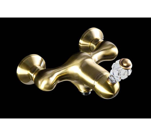 Смеситель для душа Boheme Crystal однорычажный бронза 304-CRST