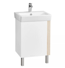 Комплект мебели для ванной Aquaton Кантри 55 Белый/Дуб Верона с раковиной НЕО-55 1A2576K0AHB20