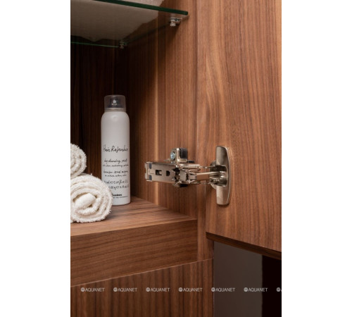 Шкаф-пенал Aquanet Нью Йорк 35 шпон орех 00203956