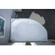 Ванна акриловая Aquanet Capri 160x100 R правосторонняя с каркасом и сливом-переливом 00205386