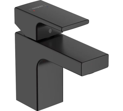 Смеситель для раковины Hansgrohe Vernis Shape 70 без донного клапана матовый черный 71567670